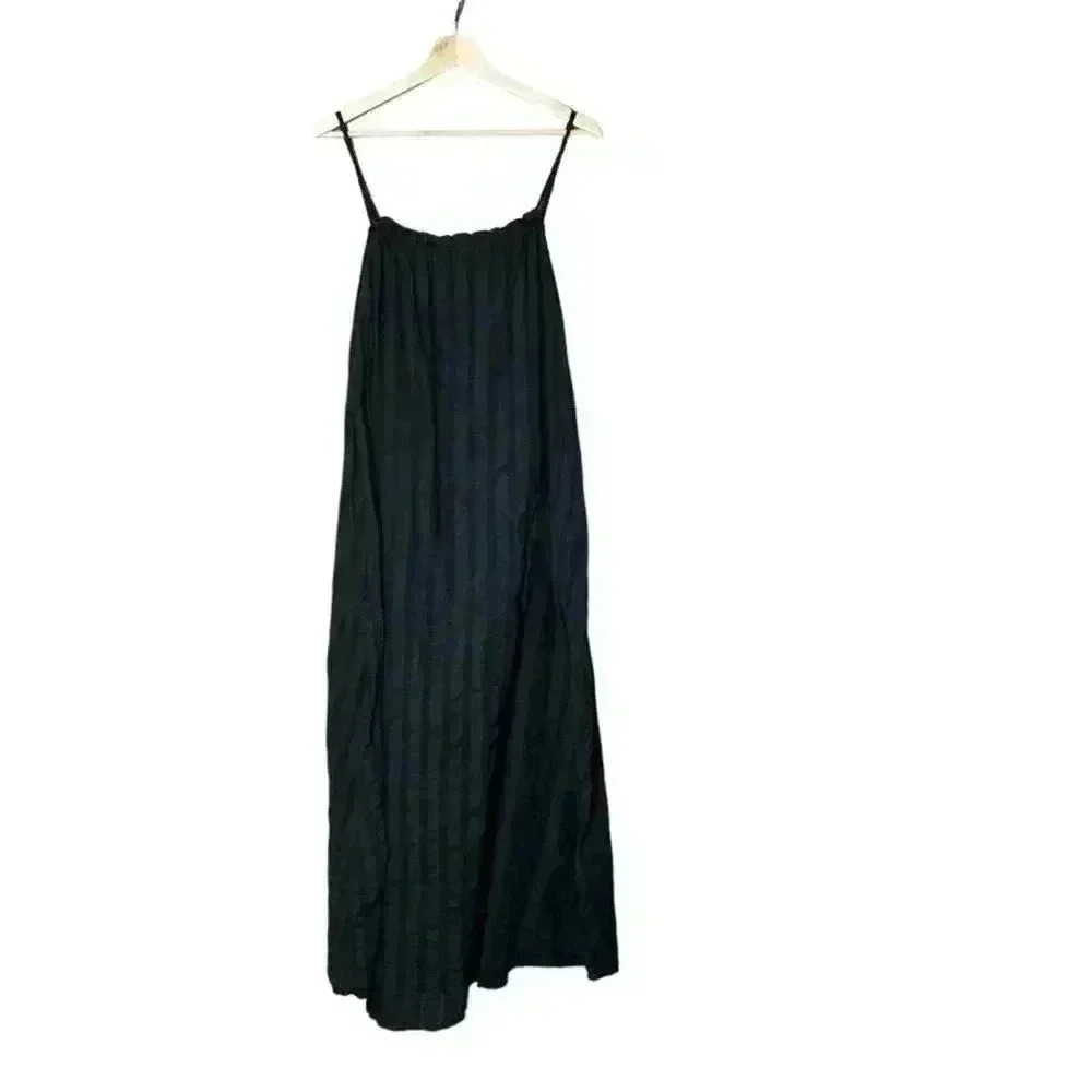 BB Dakota Steve Madden Flowget About It Dress Women's M Black Loose Flowy Maxi - Picture 2 of 7